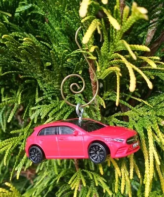 Hot Wheels Red 2019 Mercedes-Benz A-Class Christmas Tree Holiday Ornament • $9.99