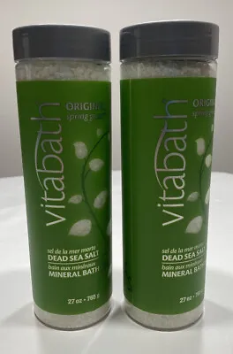 Vitabath ORIGINAL Spring Green BATH MINERAL SOAK Set Of 2 • $36