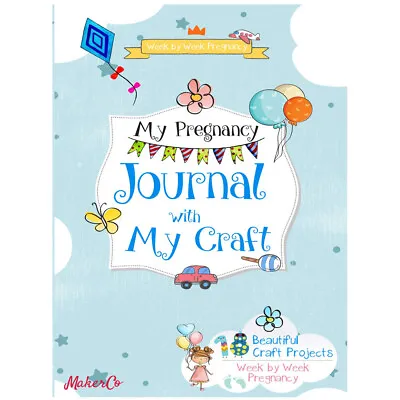  My Pregnancy Journal With My Craft By MakerCo Paperback NEW • £4.99