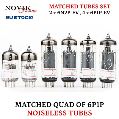 Upgrade For Tube Amplifiers Matched Set  6P1P -EV 6N2P-EV SOVIET Tubes Nos • $24.99