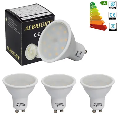 £7.35 • Buy 4/10x GU10 LED Light Bulbs 4W 5W 6W 7W Bulb Downlight Warm Day White Lamp A+ UK