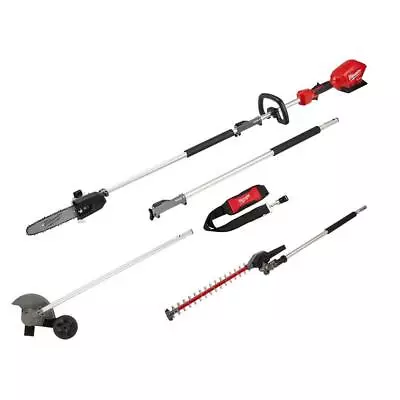 Milwaukee QUIK-LOK Pole Saw 18V Brushless W/ Edger + Hedge Trimmer Attachments • $626.26