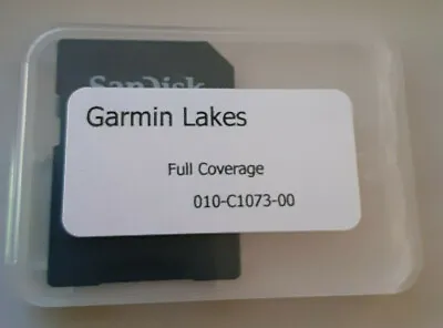 Garmin US Lakes On MicroSD/SD Card - Full Coveraage 010-C1073-00 • $48.95