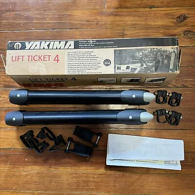 Yakima Lift Ticket 4 Ski Roof Rack Complete W/ Hardware • $89.99