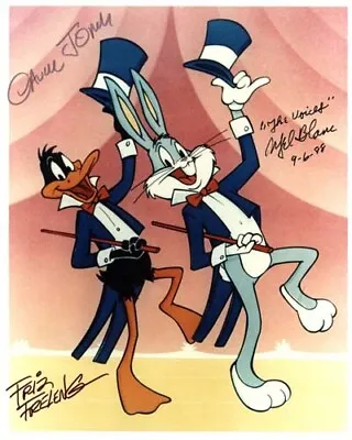 Chuck Jones Mel Blanc _ Friz Freleng Signed 8X10 Bugs Bunny Photo Reprint • $19.95