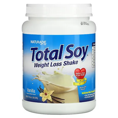 Naturade Total Soy Weight Loss Shake Vanilla 19 1 Oz 540 G Egg-Free • $20.79