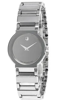 MOVADO Valor 26MM Quartz S-Steel Silver Mirror Dial Women's Watch 0604776-S • $1377