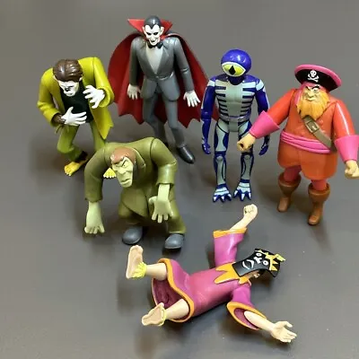 6Pcs Scooby-Doo Mystery Solving Crew Dracula Wolfman Ghost 5  Action Figure Toy • $23.74