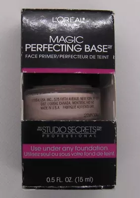 L'Oreal Paris Magic Perfecting Base Face Primer 0.5oz Studio Secrets New In Box • $9