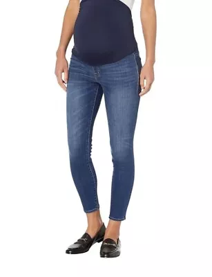 Madewell Maternity Skinny Jeans Women’s 26 Blue Denim Over The Belly Babymoon • $32