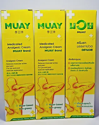 Namman Muay Thai Herbal Cream Balm Relief Muscular Aches Pain 100 G X 3 • $44.99
