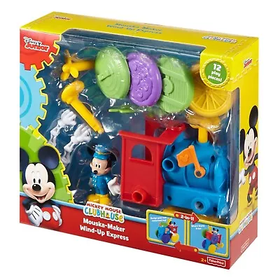 Disney Junior Mickey Mouse Clubhouse Mouska-Maker Wind-Up Express 12 Pc Set NEW • $22.49