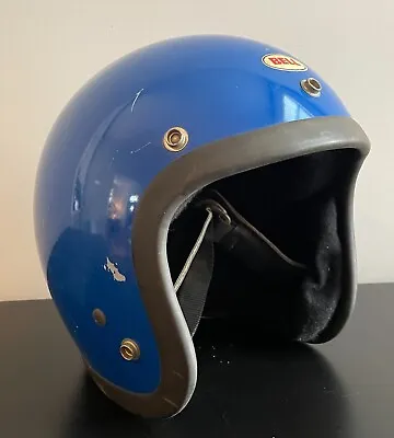 $399 • Buy VINTAGE Blue Bell RT Motorcycle Helmet 7 Moto Steve McQueen TopTex