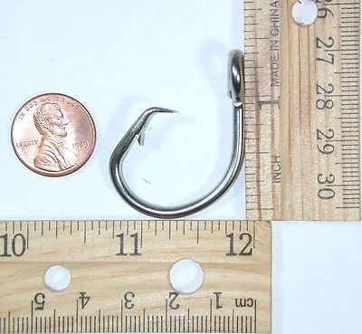 50 39965 Size 12/0 Stainless  Circle Hooks NEW • $32.12
