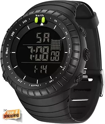 $30.50 • Buy #1 Reloj Deportivo Para Hombre Relojes De Cuarzo Reloj Militar Digital De Buceo