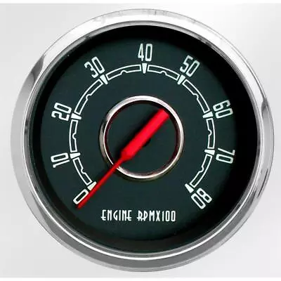 New Vintage USA 37141-01 Woodward Series 3 3/8  Tachometer Black • $139.95