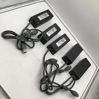 Lot Of 5 OEM Microsoft Xbox 360 AC Adapter Power Supply Bricks DPSN-186CB A • $55.37