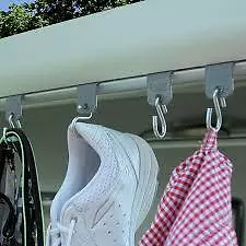 £9.80 • Buy 6x FIAMMA KIT HANGER AWNING HANGERS TO INSERT IN FRONT LEAD BAR  MOTORAMA HULL