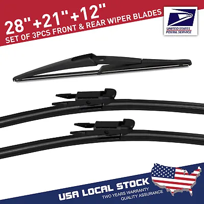 Front Rear Windshield Wiper Blade For MERCEDES-BENZ GL450 ML63 AMG 2007-2012 • $19.89
