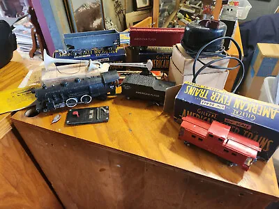 Vintage Lg. Lot American Flyer 3/16  Scale Train Set W/ Boxes Paperwork Untested • $124.95