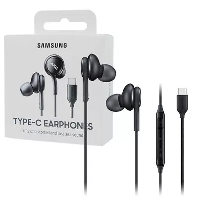Samsung Galaxy AKG USB C Type C Headphones Earphones Earbuds Stereo Music Sports • £7.99