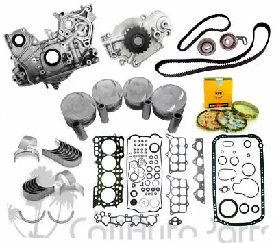 92-96 Honda Prelude 2.3l Dohc H23a1 Master Engine Rebuild Kit + Belt Tensioner • $599.95