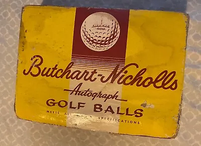 VERY RARE!! SEALED DOZEN!! - 1958 Butchart Nicholls Autograph Golf Balls • $685.25