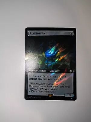 MTG - Steel Overseer (Extended Art Surge Foil) - Fallout (PIP) NM/M Condition • $5.99