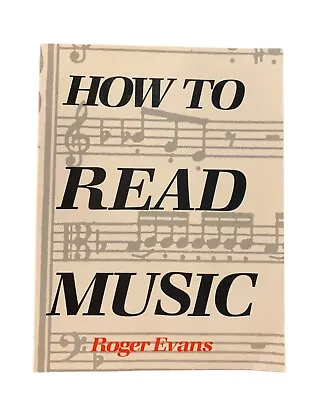 How To Read Music Book By Roger Evans Language Education Homeschool • $7