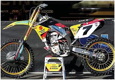 $17.97 • Buy JAMES STEWART SUZUKI RMZ450 SUPERCROSS RACE BIKE GIANT POSTER Motocross Moto-x
