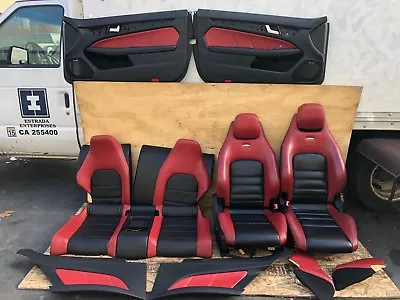 2008-2014 Mercedes W207 C63 Sport Leather Seat Seats Door Panel Tow Tone Set Oem • $2199.12