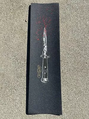 Mob Skateboard Graphic Grip Tape Switchblade Bloody Punk Rock Horror • $24.99