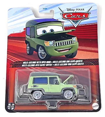 Disney Pixar Cars Miles Axelrod With Open Hood 1:55 Die Cast Mattel New Unopened • $24.95