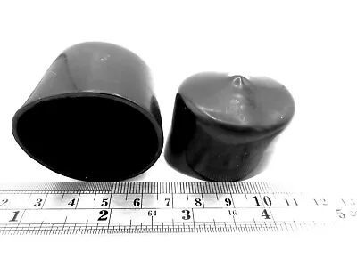 1 1/2  OD Round Push On Vinyl End Caps Covers Pipe Pole Tube Bolt Ends 1  Length • $16.81