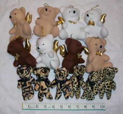 Oriental Trading Co Miniature Bears For Crafting Lot Of 14 Vintage • $11.41