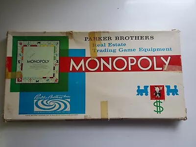 Vintage 1970s Monopoly Board Game Parker Brothers Classic Original Box 70s AS IS • $24