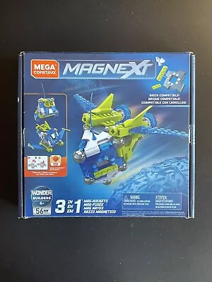 Mega Construct Magnext 3 In 1 Mag Rockets Magnetic Building Set Read • $6