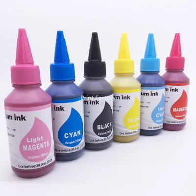 £27.95 • Buy Sublimation Ink Refill Fits Epson 1400 1500W P50100ml X6 BK CY YEL MAG LC LM