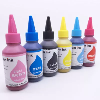 £27.95 • Buy Sublimation Ink Refill Fits Epson 1400 1500W P50100ml X6 BK CY YEL MAG LC LM