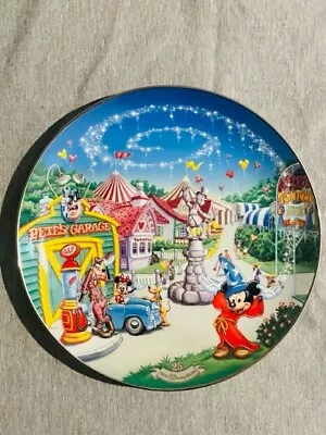 Walt Disney World 25th Anniversary Mickey's Toon Town Fair Collector Plate. • $25.99