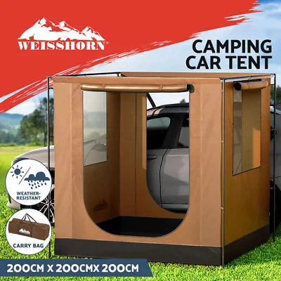 Weisshorn Camping Tent Car SUV Side Awning Canopy Portable Outdoor Shelter 4WD • $119.95