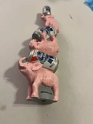 Pabst  Blue Ribbon PBR Pink Elephants PBRart Beer Tap Handle Rare • $285