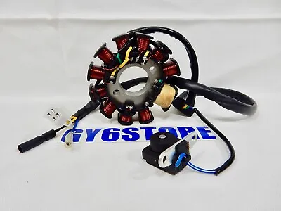 11 POLE / COILS MAGNETO STATOR FOR 150cc - 232cc GY6 ENGINES WITH *AC SYSTEM* • $17.30