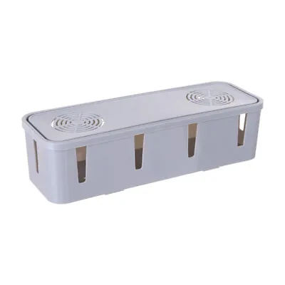 Cable Storage Box Case Power Strip Wire Management Socket-Safety Tidy MN • £6.85