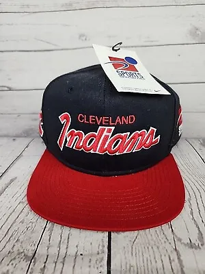 Vintage Cleveland Indians Sports Specialties Cooperstown Collection Snapback Hat • $79.99