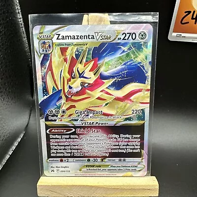 Pokémon TCG Zamazenta VSTAR Crown Zenith 099/159 Holo Ultra Rare • £1.85