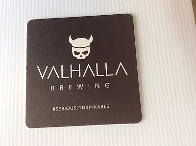 1 Only Valhalla Brewing Co.Victoria Micro Brewery BEER COASTER “ Geelong “  • $1.96