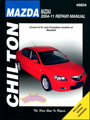 Mazda3 Shop Manual Service Repair Book Chilton Mazda 3 Haynes 2004-2011  • $69.95