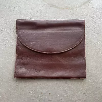 Bob Siemon Vintage Leather Magnetic Closure Journal Diary Cover - Brown OS • $27