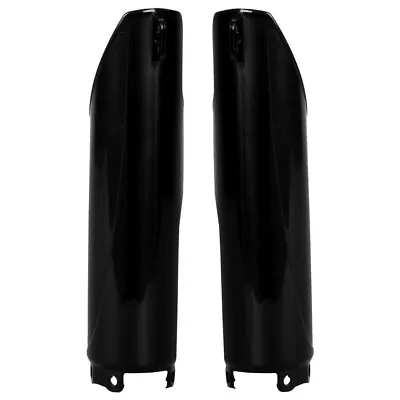 Polisport Front Fork Guards Plastic Black CR125R 250R 95-07 CR500R CRF250X 450X • $37.90